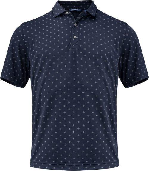 Herren Funktions Polo "Printed" Virtue Polo Printed Men – Cutter & Buck in Dark Navy
