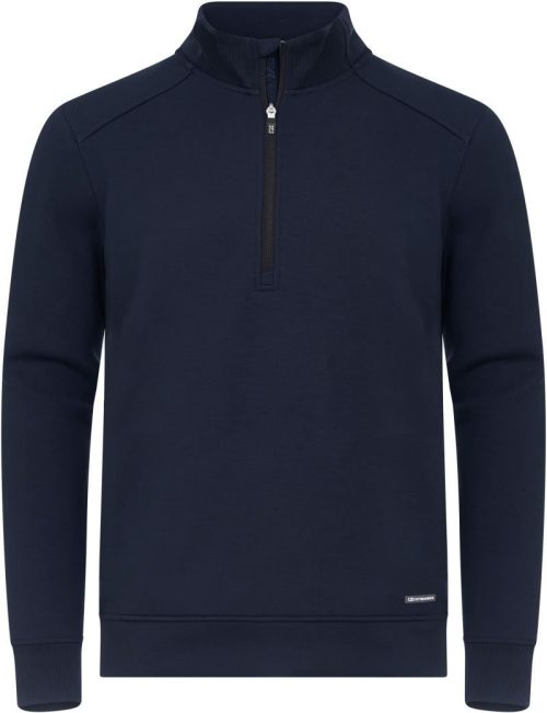 Herren Sweater mit 1/4 Zip Pemberton Half Zip Men – Cutter & Buck in Dark Navy