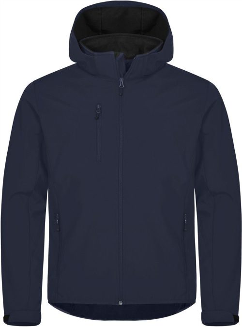 Herren 3-Lagen Kapuzen Softshell Jacke Classics Softshell Hoody M – Clique in Dark Navy