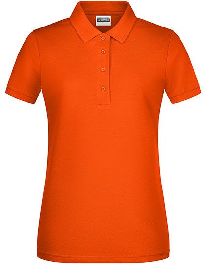 Damen Bio Piqué Polo 8009 – Daiber in Dark Orange