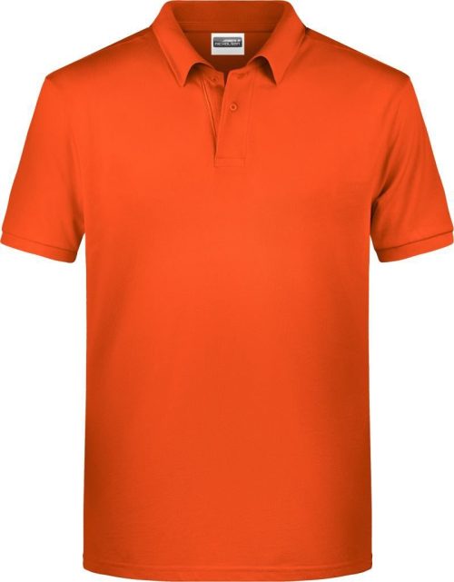 Herren Bio Piqué Polo 8010 – Daiber in Dark Orange