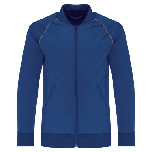 Trainingsjacke mit Reißverschluss und Paspel für Kinder PA385 – Proact in Dark Royal Blue