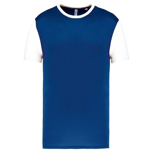 Unisex-Multisport-Kurzarmtrikot zweifarbig PA4023 – Proact in Dark Royal Blue / White