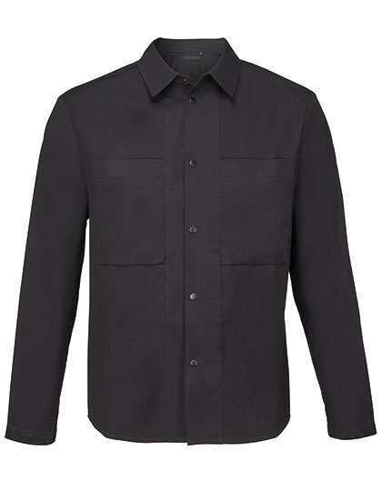 Unisex Fashionable Overshirt Madden – NEOBLU in Deep Black