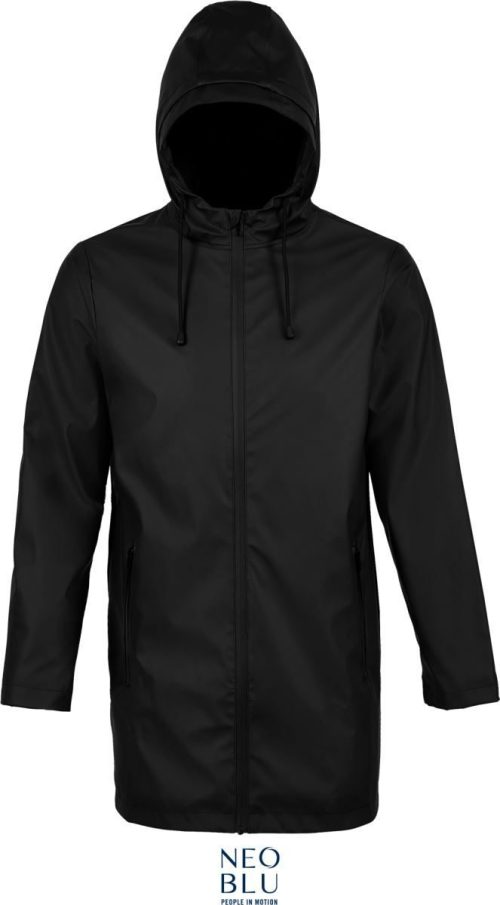 Wasserdichte Herren Wachsjacke Antoine Men – NEOBLU in Deep Black