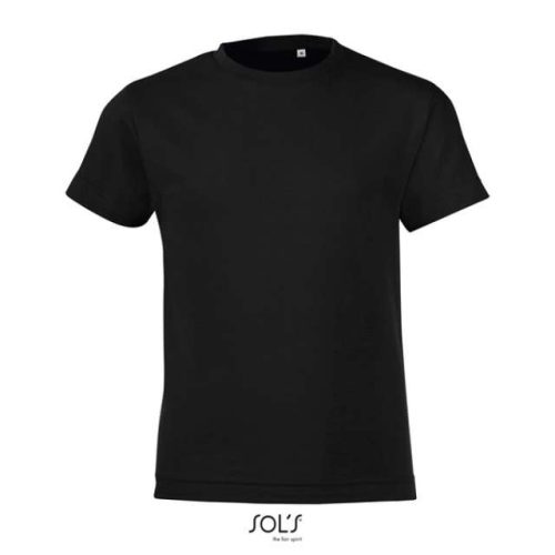 Sol's Regent Fit Kids' - Round Neck T-Shirt – SOL'S in Deep Black