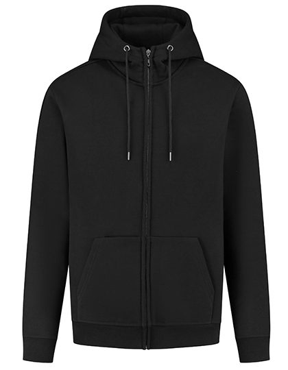 Organic Cotton Unisex Sweat Jacket – Starworld in Deep Black