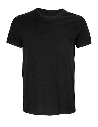 Unisex Cotton Piqué T-Shirt Loris – NEOBLU in Deep Black