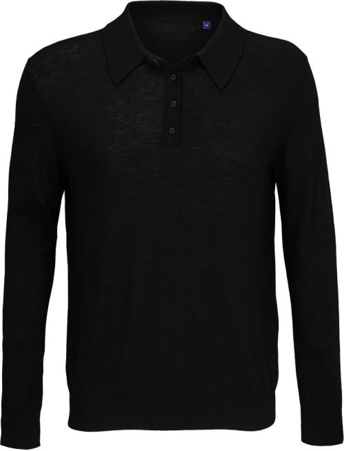 Herren Polo Sweater Stefan – NEOBLU in Deep Black