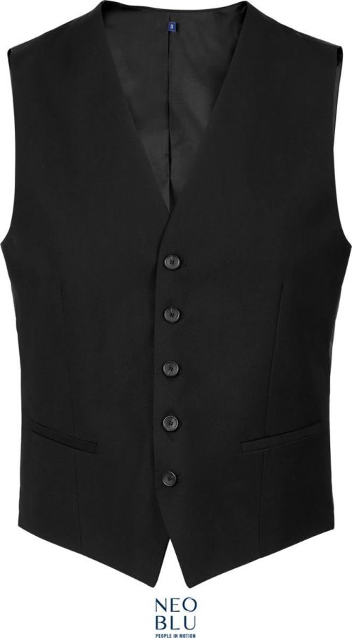 Herren Weste Max Men – NEOBLU in Deep Black