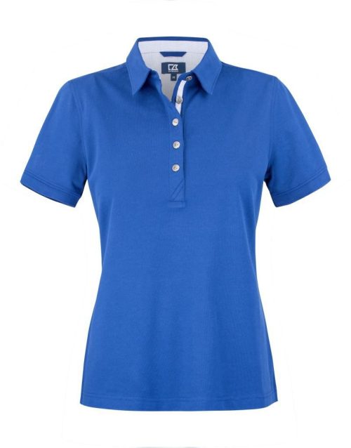 Damen Piqué Polo Advantage Premium Polo W – Cutter & Buck in Deep Blue