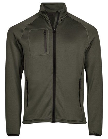 Stretch Fleece Jacket – Tee Jays in Deep Green