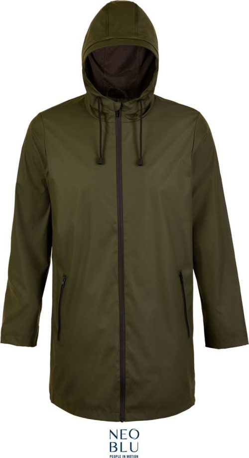 Wasserdichte Herren Wachsjacke Antoine Men – NEOBLU in Deep Khaki