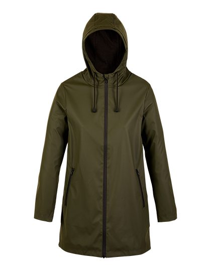 Women´s Wax Parka Antoine – NEOBLU in Deep Khaki