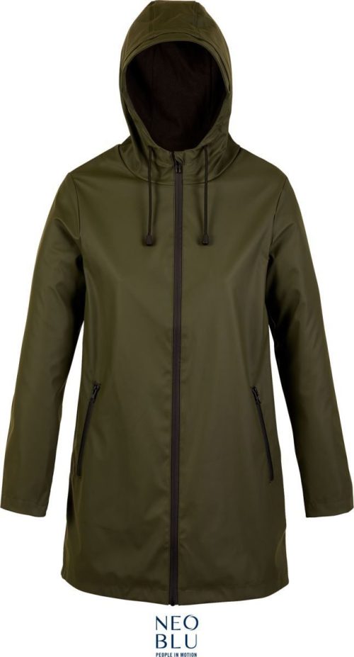 Wasserdichte Damen Wachsjacke Antoine Women – NEOBLU in Deep Khaki