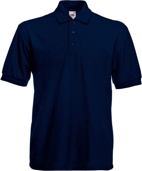 Schweres Piqué Polo Heavy 65/35 Pique Polo – Fruit of the Loom in Deep Navy