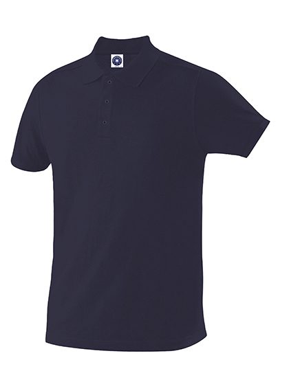 Men´s Organic Cotton Piqué Polo – Starworld in Deep Navy