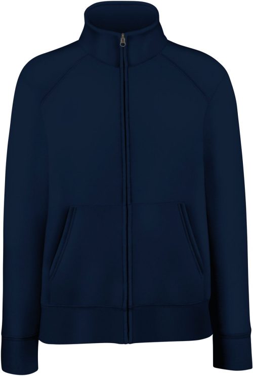 Ladies´ Premium Sweat Jacket – Fruit of the Loom in Deep Navy