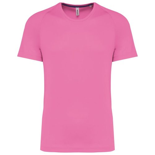 Herren-Sportshirt aus Recyclingmaterial mit Rundhalsausschnitt PA4012 – Proact in Deep Pink
