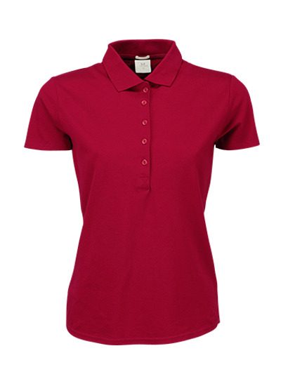 Women´s Luxury Stretch Polo – Tee Jays in Deep Red