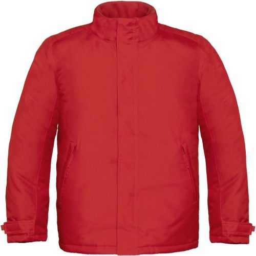 Herren Winter Parka Real + /men – B&C in Deep Red