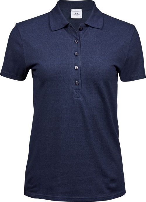 Schweres Damen Luxus Stretch Piqué Polo TJ 145 – Tee Jays in Denim