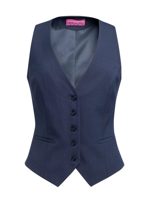 Damenweste Beatrice taillierter Schnitt 2391 – Brook Taverner in Denim