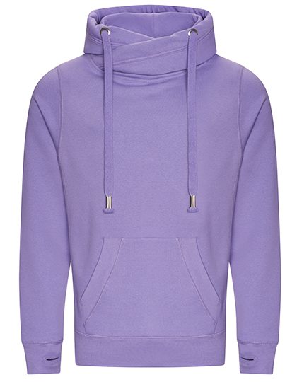 Cross Neck Hoodie – Just Hoods in Digital Lavender