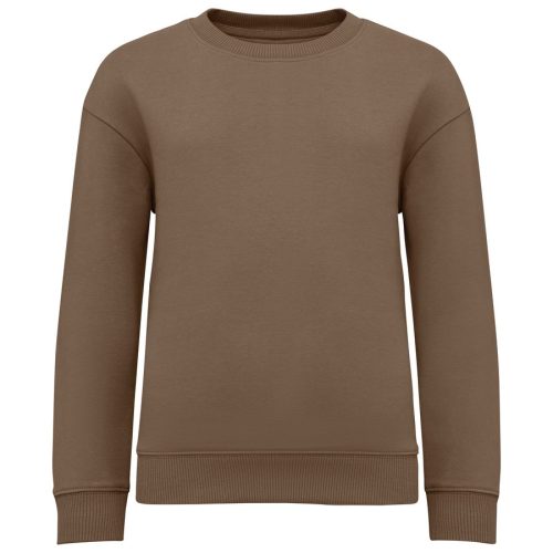 Oversize Sweatshirt mit Rundhalsausschnitt für Kinder NS437 – Native Spirit in Driftwood