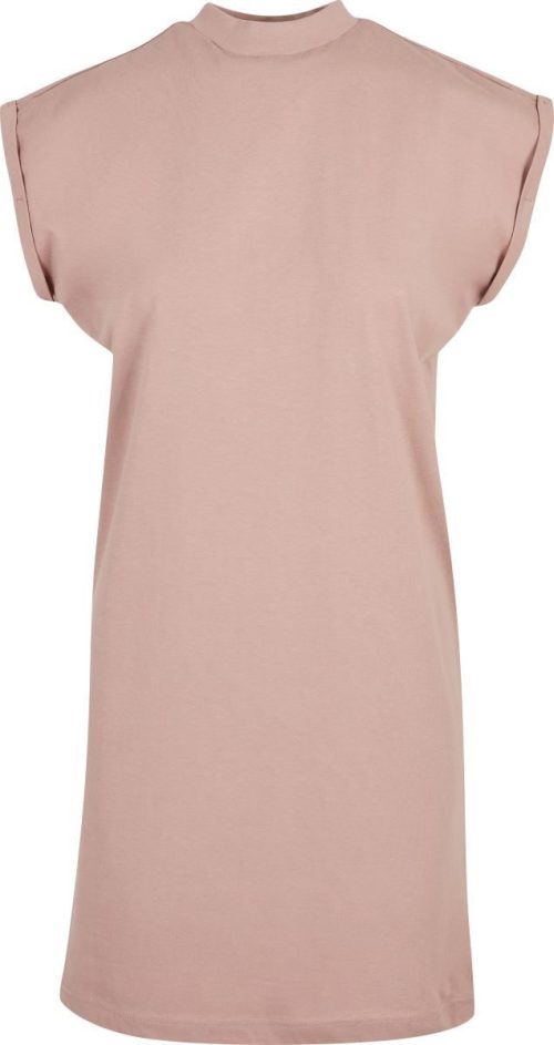 T-Shirt Kleid mit Stehkragen BY 101 – Build your Brand in Dusk Rose