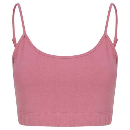 Women's Sustainable Fashion Cropped Cami Top – SF Clothing in Dusky Pink