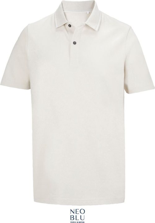Schweres Unisex Piqué Polo Orel – NEOBLU in Dusty Beige