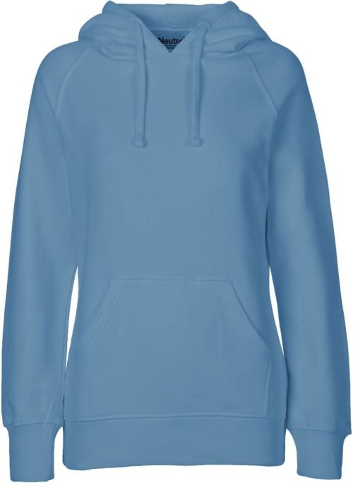Damen Bio Kapuzen Sweater O 83101 – Neutral in Dusty Indigo