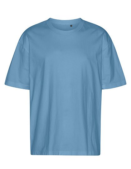 Oversized T-Shirt – Tiger Cotton by Neutral in Dusty Indigo