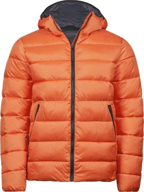 Leichte Herren Kapuzen Steppjacke TJ 9646 – Tee Jays in Dusty Orange