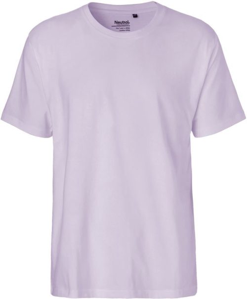 Schweres Herren Bio T-Shirt O 60001 – Neutral in Dusty Purple