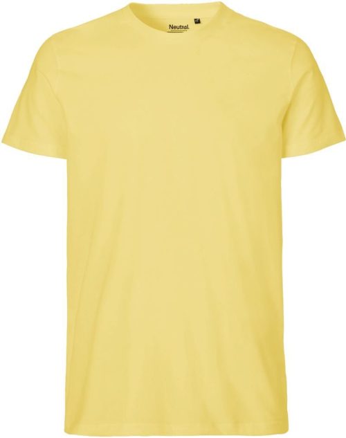 Herren Bio T-Shirt O 61001 – Neutral in Dusty Yellow