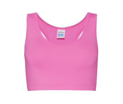 Women's Cool Sports Crop Top JC017 – Just Cool in Electric Pink