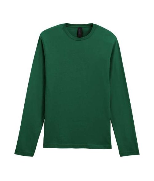 Softstyle™ Adult Long Sleeve T-Shirt – Gildan in Fan Dark Green
