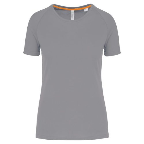 Damen-Sportshirt aus Recyclingmaterial mit Rundhalsausschnitt PA4013 – Proact in Fine Grey