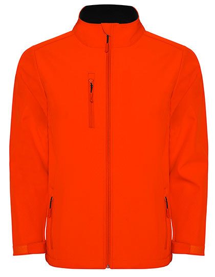 Kids´ Nebraska Softshell Jacket – Roly in Fire Orange 316