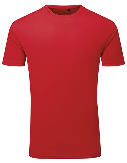 TriDri® Ion-Charge recycled textured tee – TriDri® in Fire Red