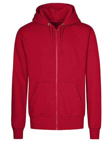 Men´s Hoody Jacket – X.O by Promodoro in Fire Red