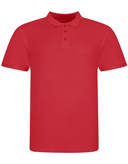 The 100 Polo – Just Polos in Fire Red