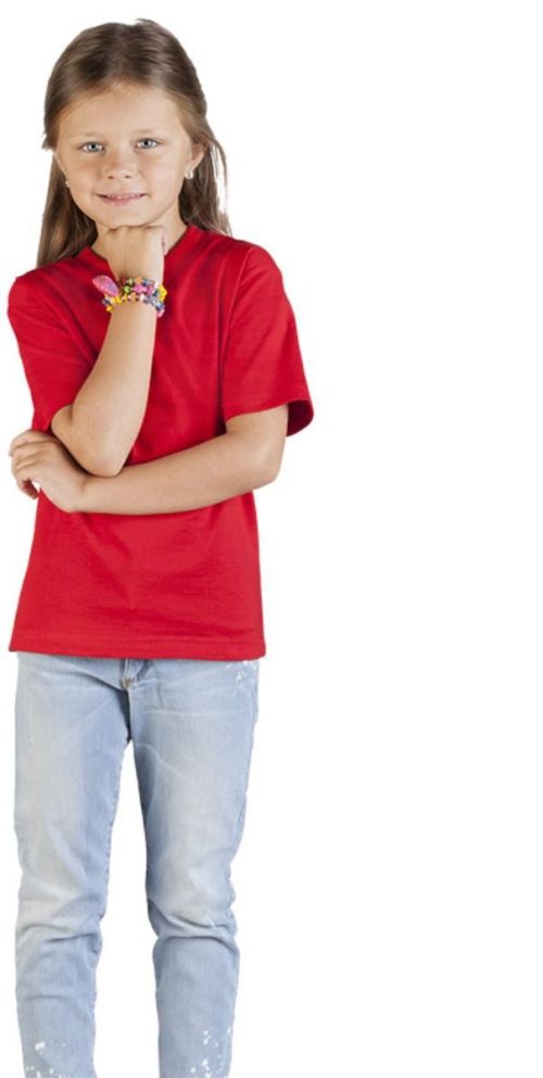 Kinder Premium T-Shirt 399 – Promodoro in Fire Red
