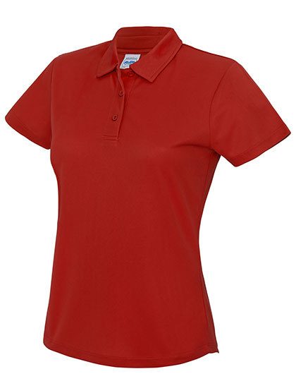 Women´s Cool Polo – Just Cool in Fire Red
