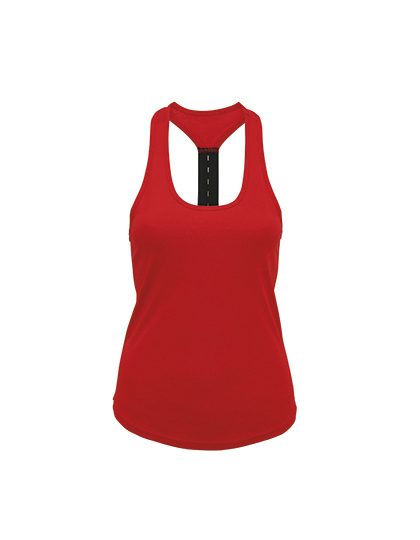 Women´s Performance Strap Back Vest – TriDri® in Fire Red