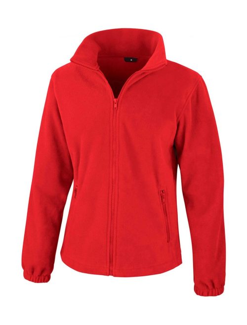 Womens Norse Outdoor Fleece Jacket – Result Core in Flame Red