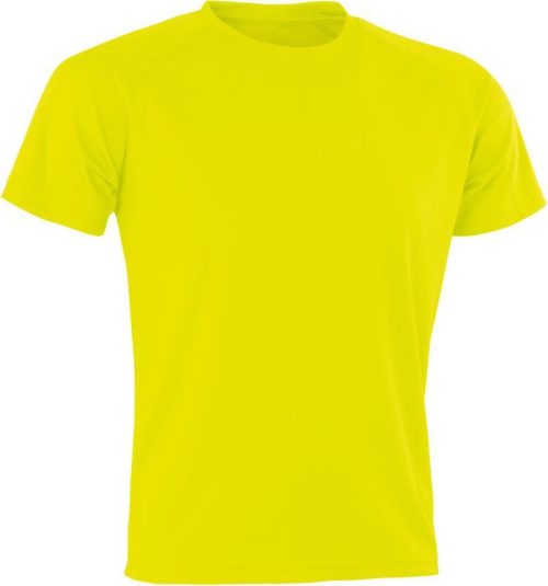 Sport Shirt "Aircool" S 287X – Spiro in Flo Yellow