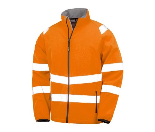 Recycelte Softshell-Sicherheitsjacke R505X – Result in Fluo Orange
